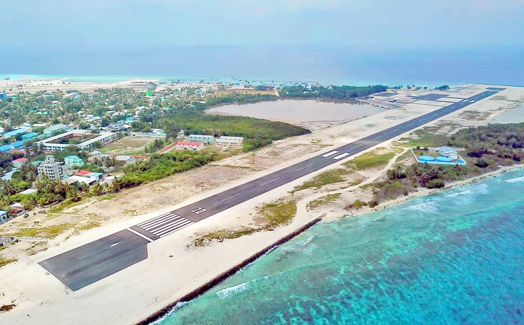 Kulhudhuffushi airport, maldives
