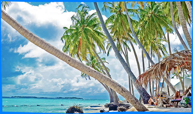 Maafushi Island nice bikini beach