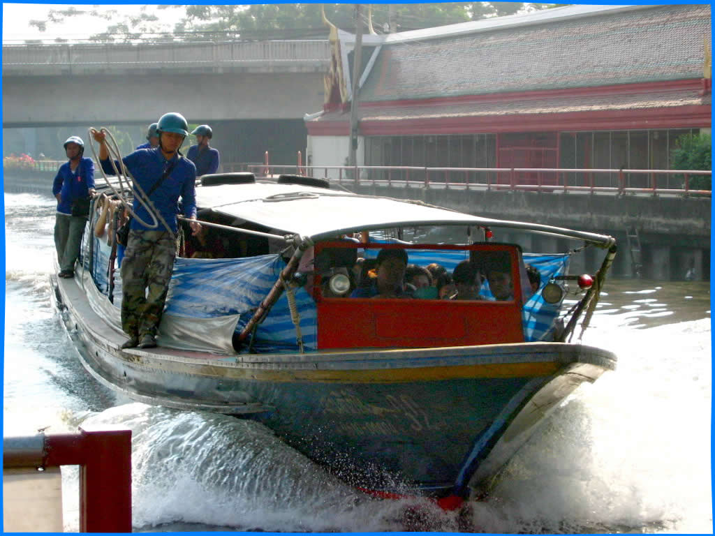 на лодке по каналам бангкока