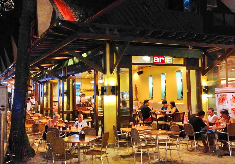 ужин в Aria Cucina Italiana boracay 