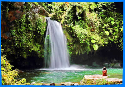 красивый водопад taytay палаван