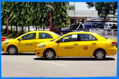 желтое такси из аэропорта в себу сити