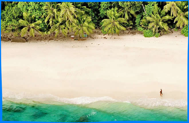классный пляж остров северный сейшельские острова
