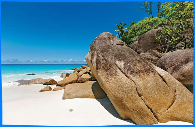 пейзаж Пляж Анс Керлан, Petit Anse Kerlan, Сейшельские Острова Пляжи, Constance Lémuria Resor