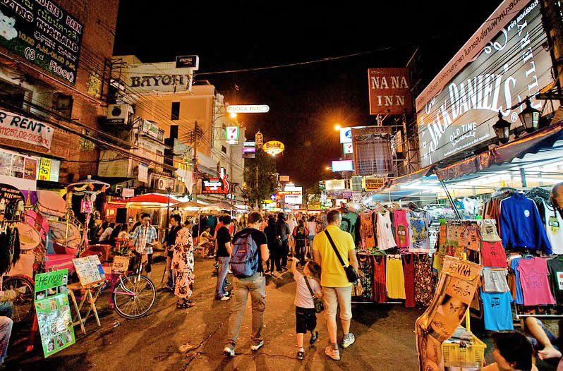 Улица Каосан (Khaosan Road)