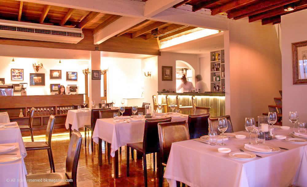 Итальянский Ресторан Lucca Bangkok интерьер и обстановка