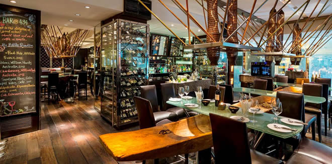 Bar@494 Wine Bar в Grand Hyatt Erawan Bangkok - Отличный Винный Тапас Бар в Чидлом