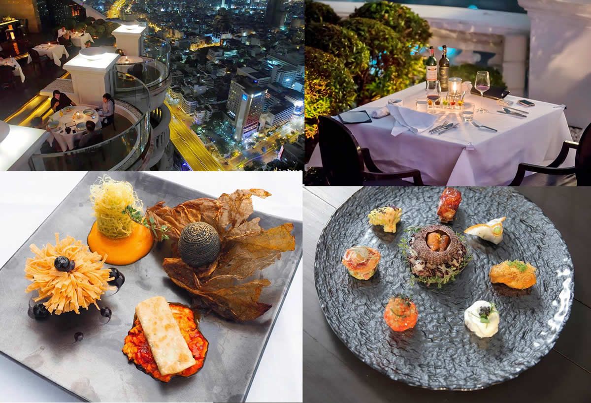 Ресторан Sirocco at Tower Club в lebua