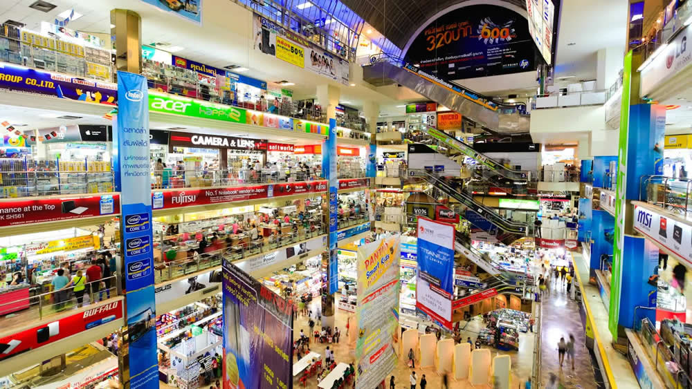 Pantip Plaza, Pratunam - торговый центр электроники и фирменных гаджетов