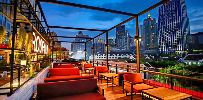 Roof 409 Bangkok - Бар и Бистро на Крыше в Mercury Ville Chidlom