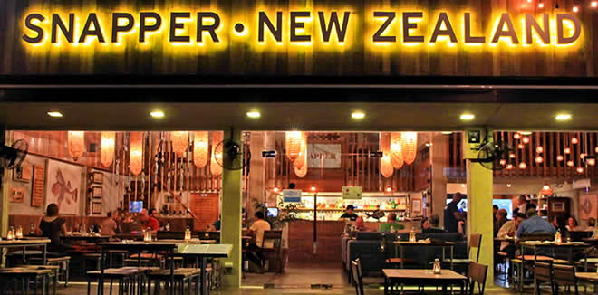 Ресторан Snapper New Zealand