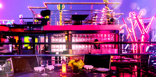 Ресторан и Бар The Roof в Siam@Siam Hotel - Бар на Крыше в Сиам Бангкок