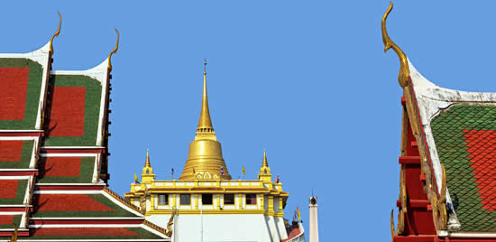 Wat Saket в Бангкоке - Храм Золотой Горы